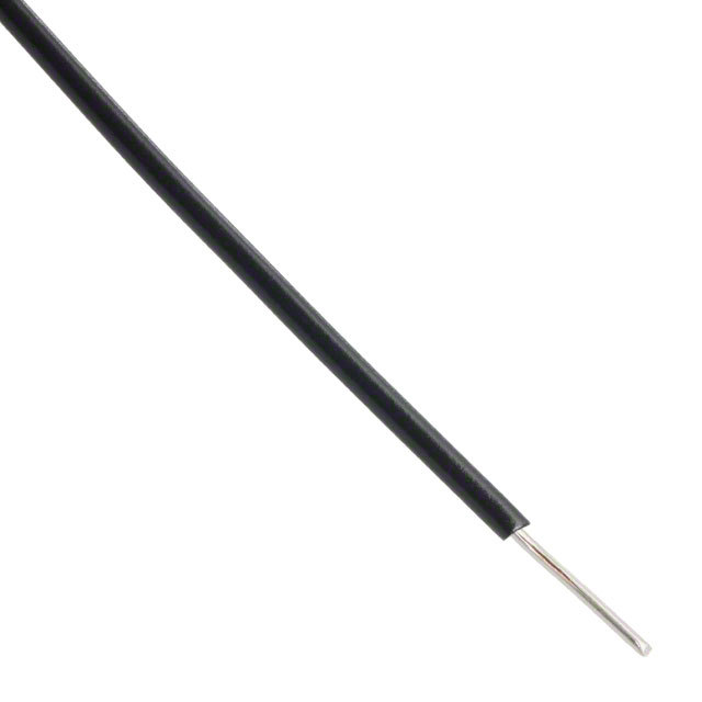 HOOK-UP WIRE * BLACK * 22 Gauge + SILVER SOLDER