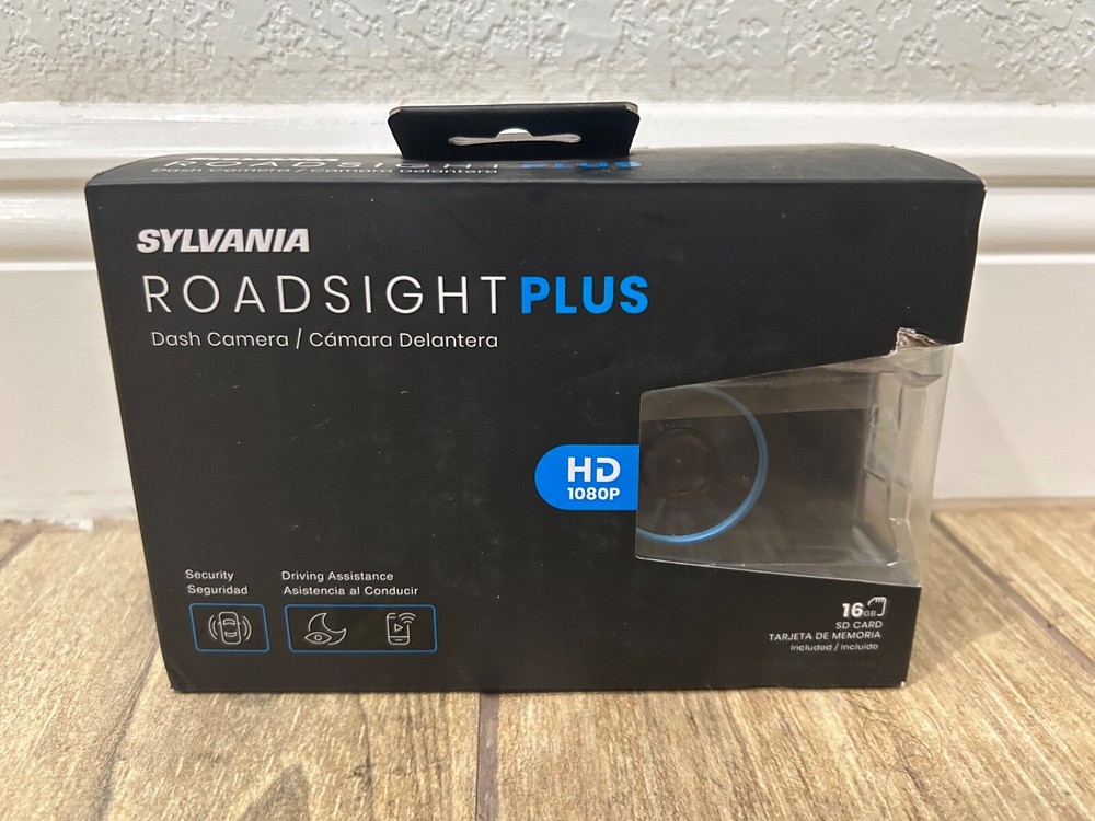 sylvania roadsight plus dash camera, HD 1080P, new condition
