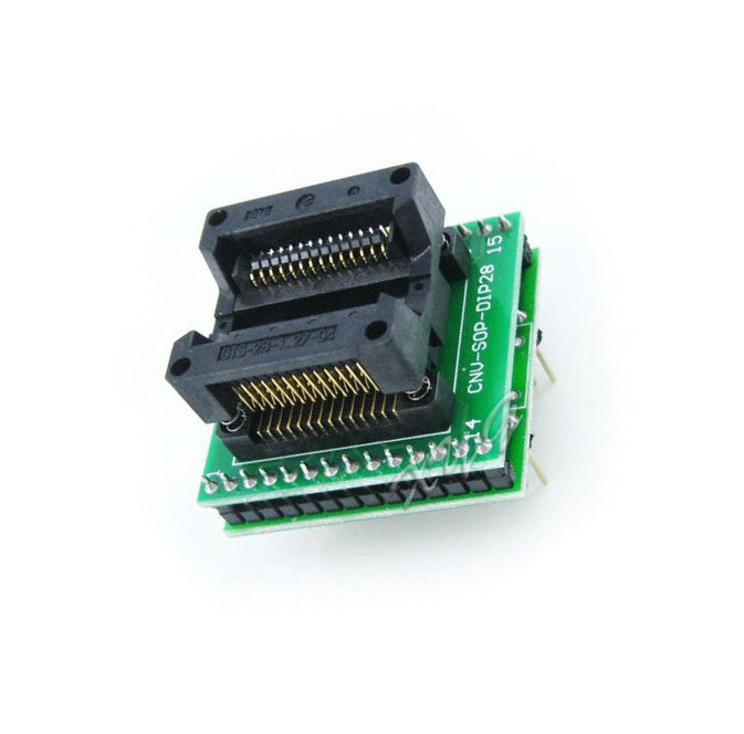 1PCS SO28 SOIC28 SOP28 to DIP28 Programmer adapter Socket Module  CA NEW