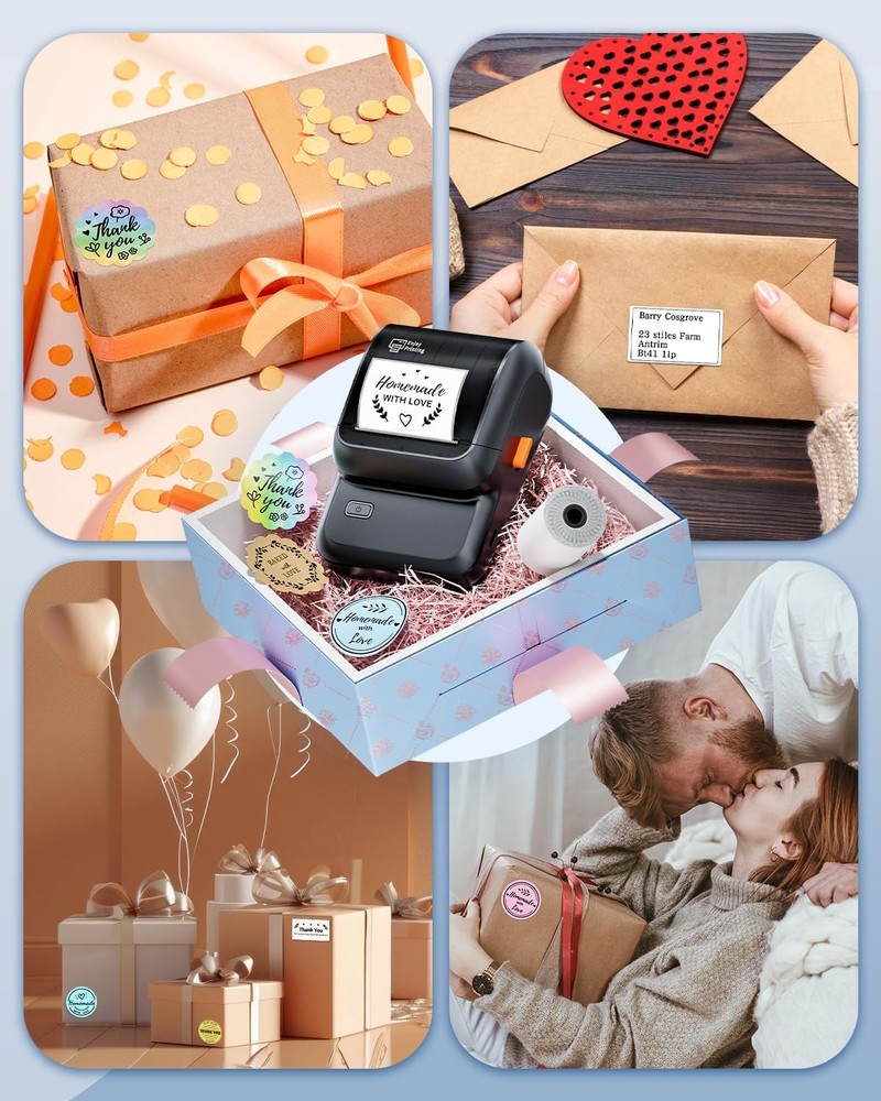 Phomemo M100 Label Maker Machine with Tape Portable Bluetooth Thermal Printer