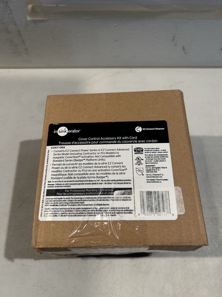 CCKIT 00A Insinkerator Cover Control Accessory Kit with Cord New OEM