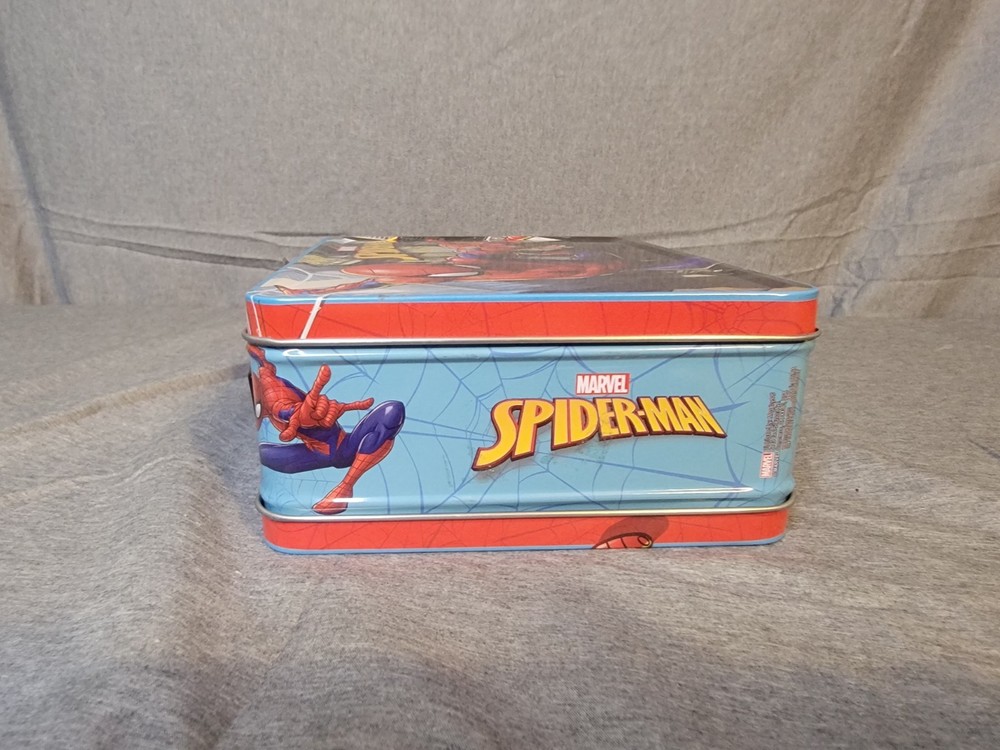 Spiderman Metal Lunch Box Marvel Comics Spiderman
