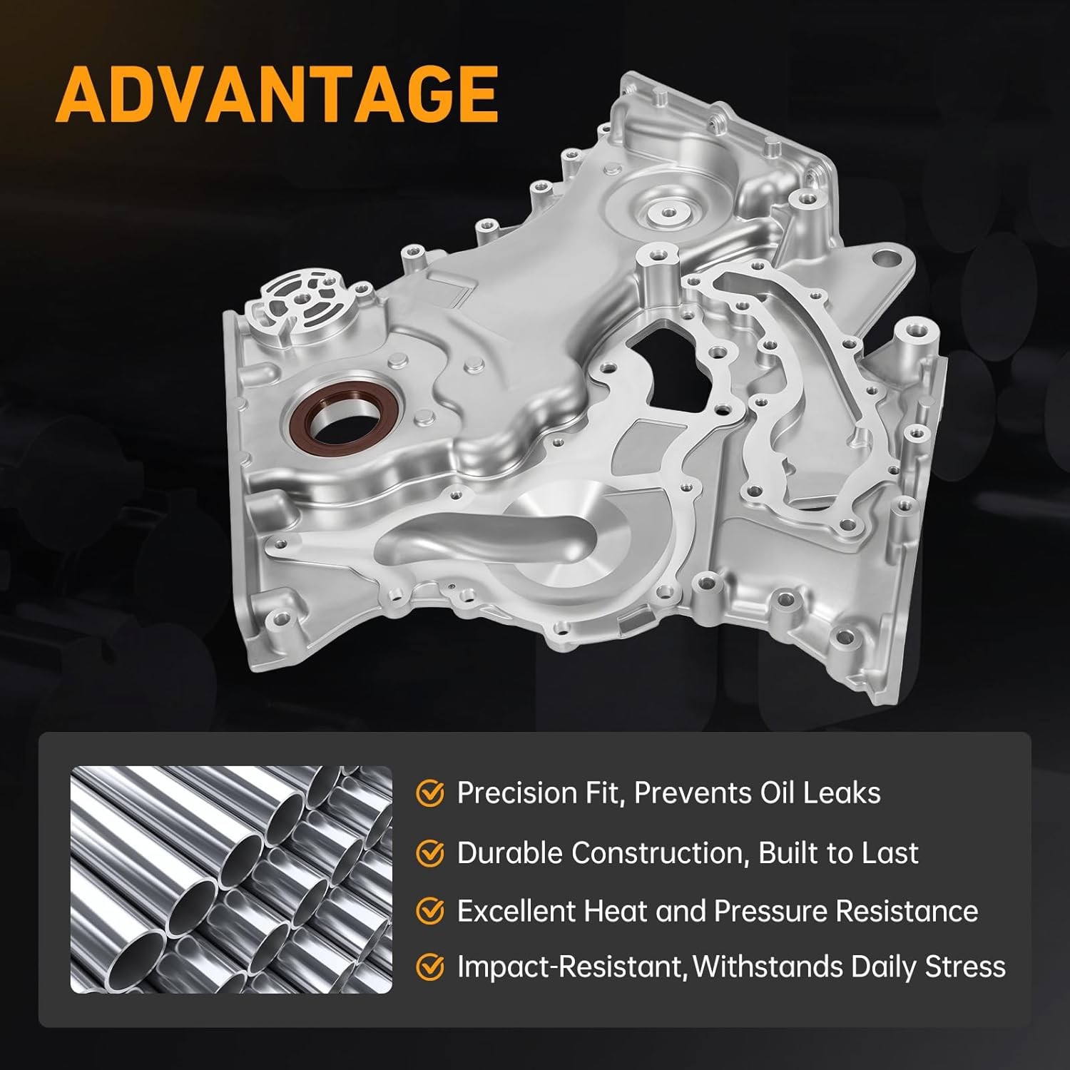 68079232AB Engine Timing Chain Cover for 2012-2018 Jeep Wrangler 3.6 3.6L V6 new