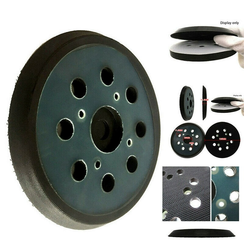 1pc 5"Hook and Loop Sander Pad Replacement 8 Holes Sanding Backing Polishing Pad