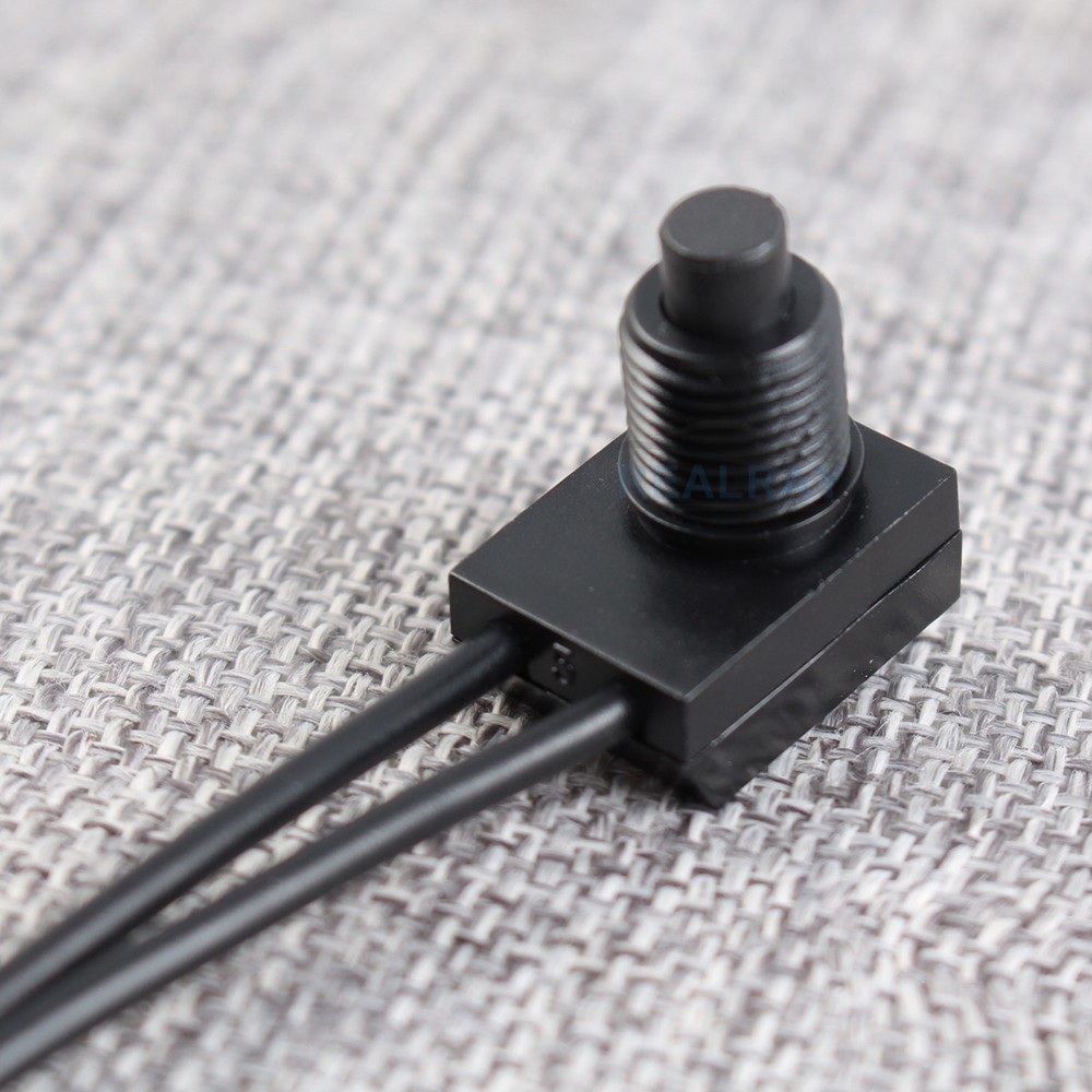 5x 12V Waterproof On-Off Push-Button Switch LED Push Button Switch w/ 4" Leads