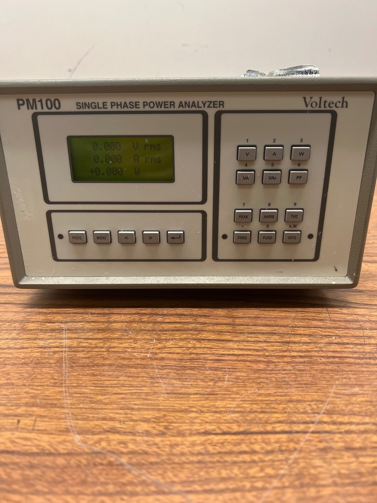 Voltech PM100 Single Phase Power Analyzer