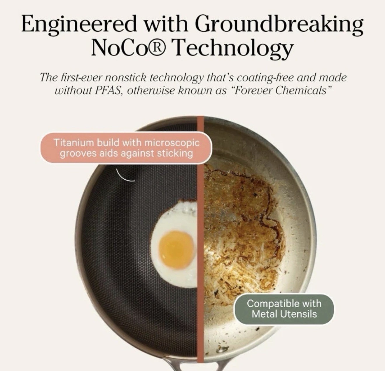 Our Place Titanium Mini Always Pan Pro-8.5(1.48 Qt) No-Coating Nonstick Skillet