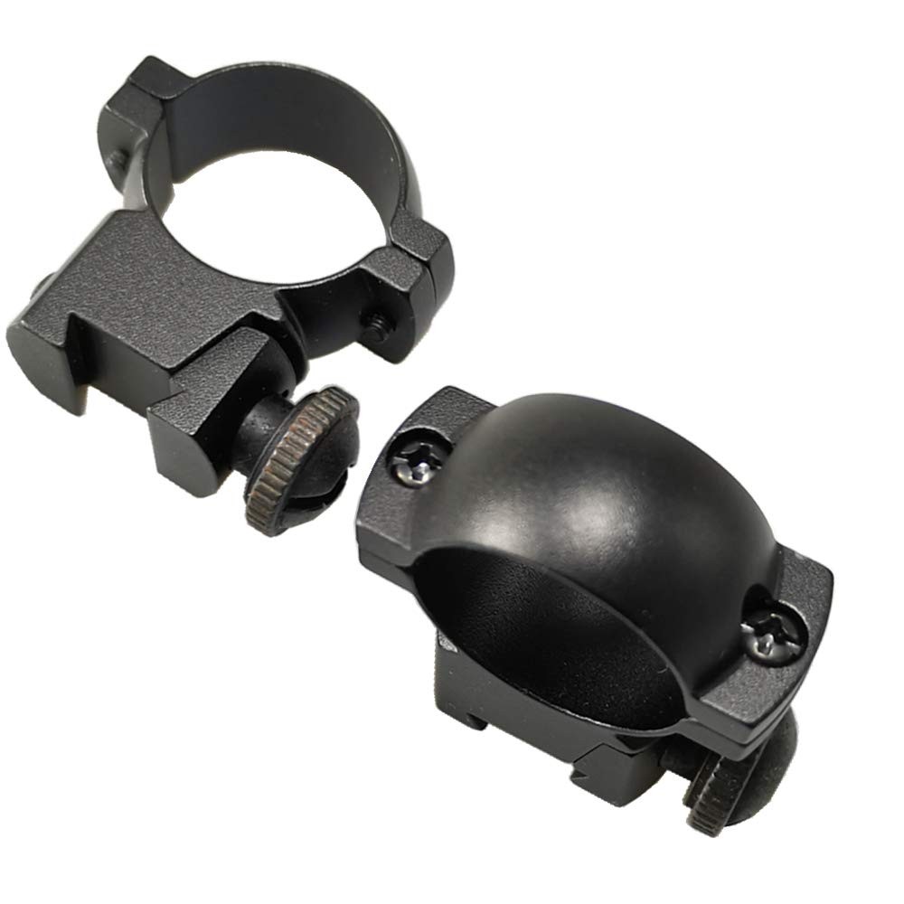 Medium Profile 1 inch Diameter Scope Ring Set for 11mm Dovetail Rails