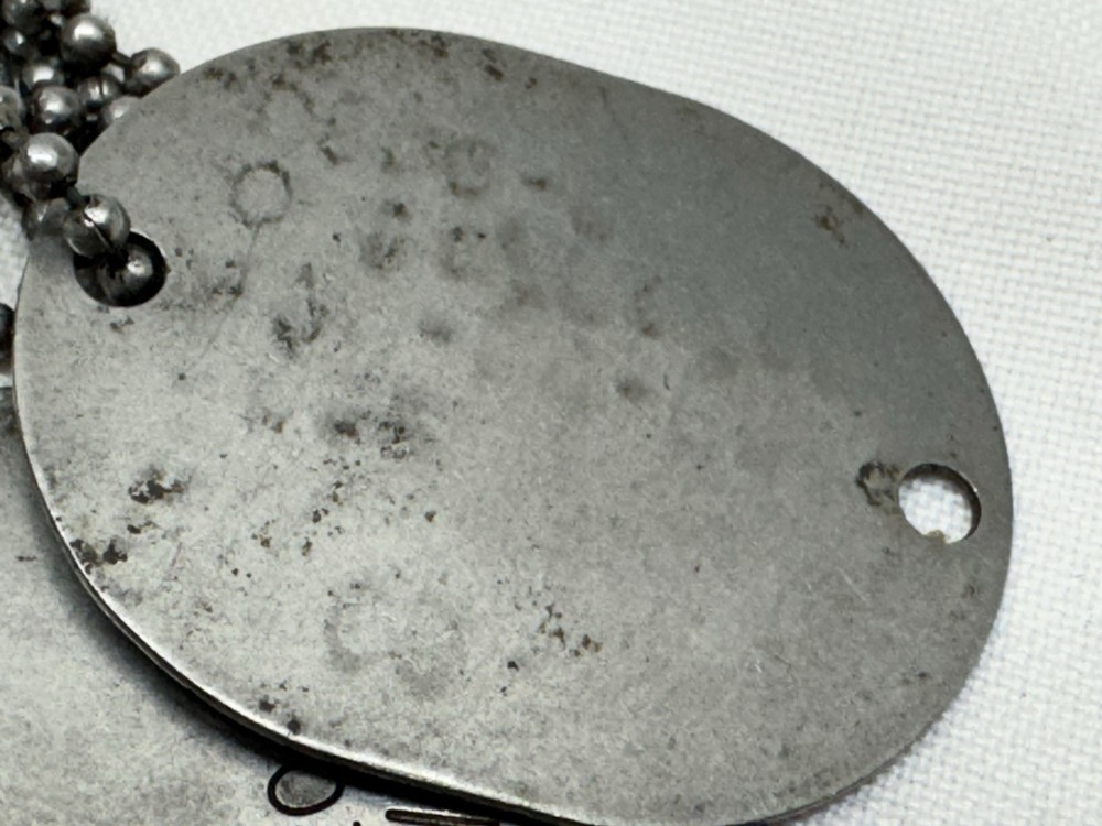 WW2 Original USNR Dogtag Set