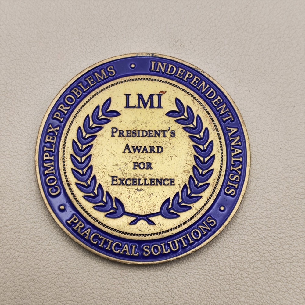 LMI SINCE 1961 SERVING GOVERNMENT Challenge Coin