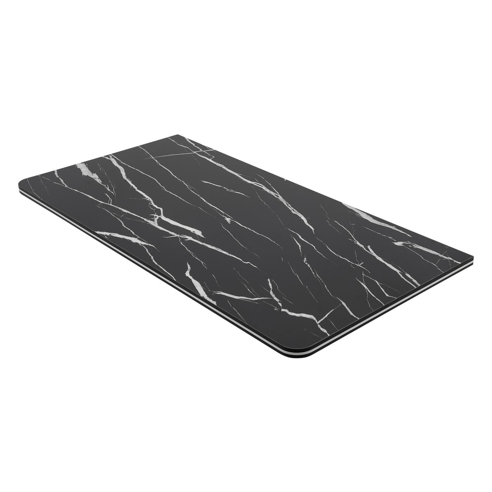 Wall Mounted Folding Table Black Floating Desk Drop Leaf Dining Table 80*40cm