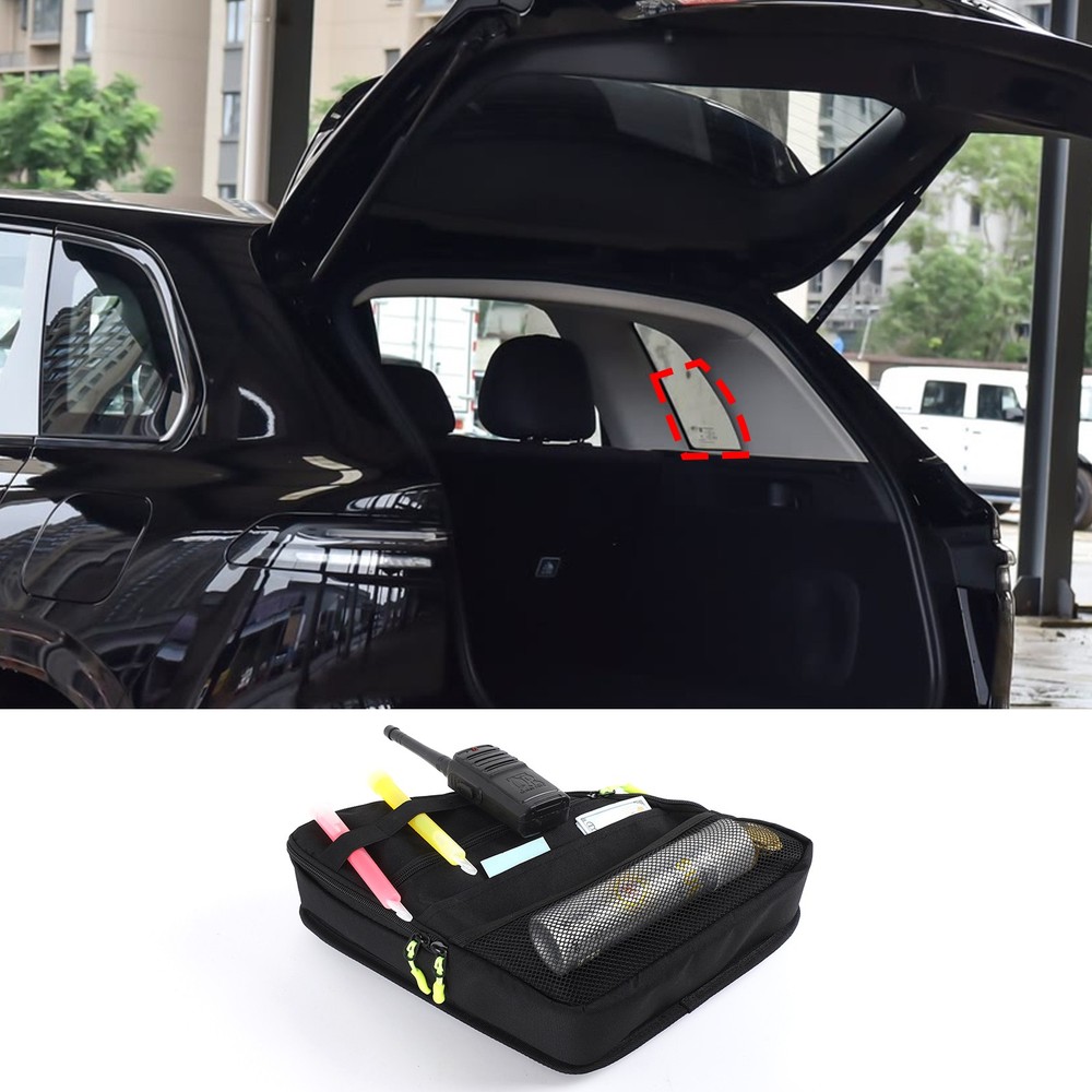 2PCS Black Tailgate Window Package Bag For Leapmotor C10 2024+