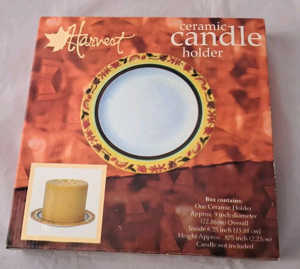 Harvest Ceramic Candle Holder (D)