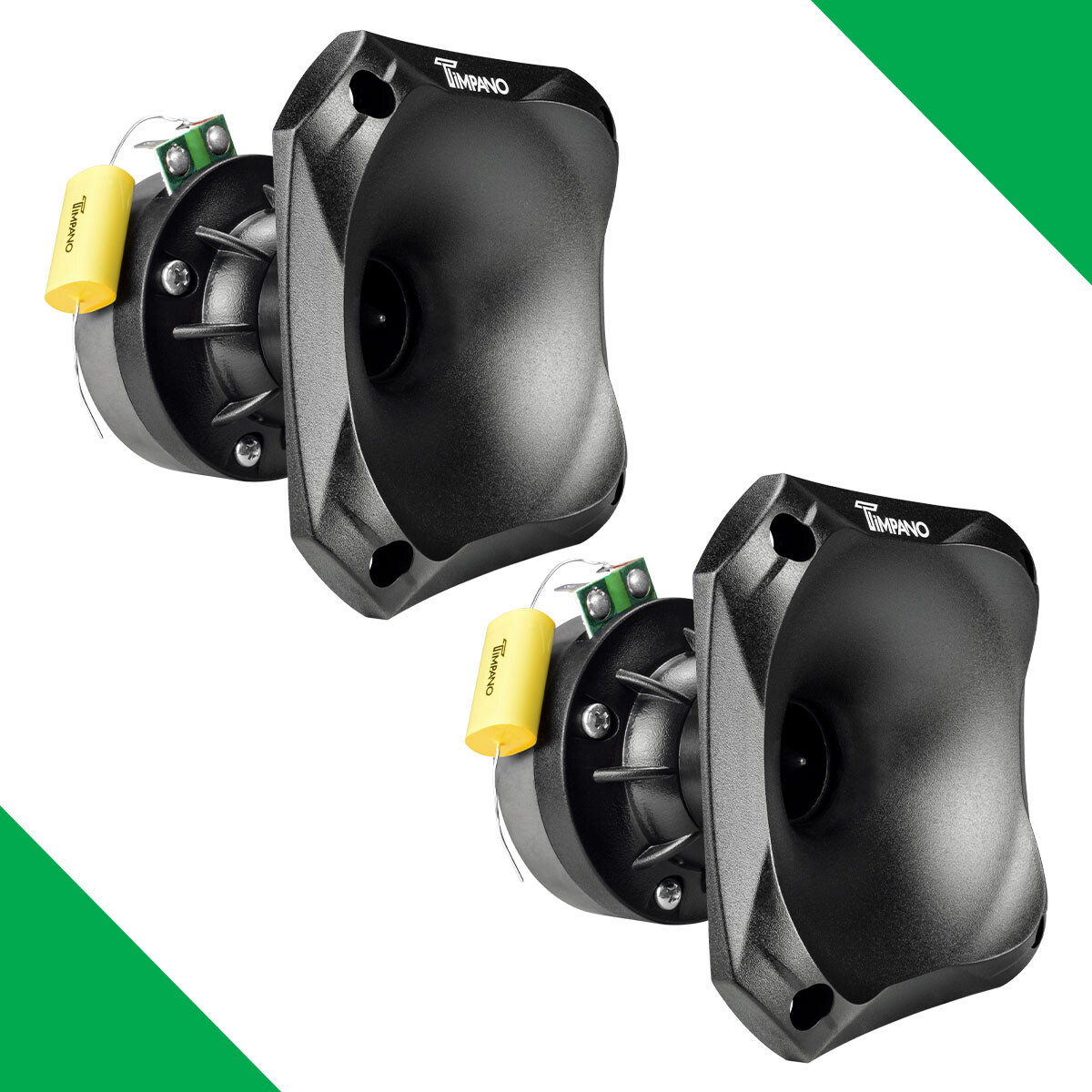 (2) TIMPANO TPT-DH175 SLIM 500W 8 OHM 1" EXIT PHENOLIC DIAPHRAGM DRIVER + HORN