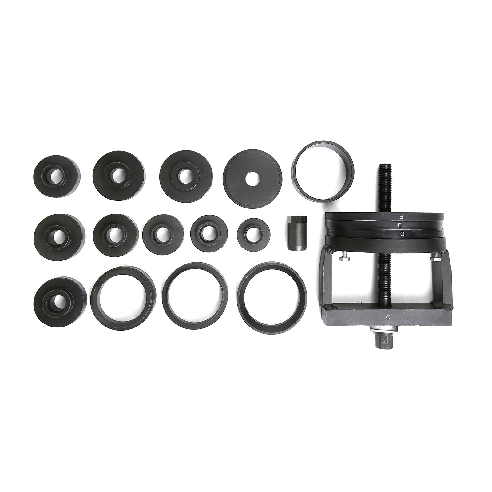 Master Wheel Hub & Bearing Removal and Installation Tool Set C to U Sizes 19pcs