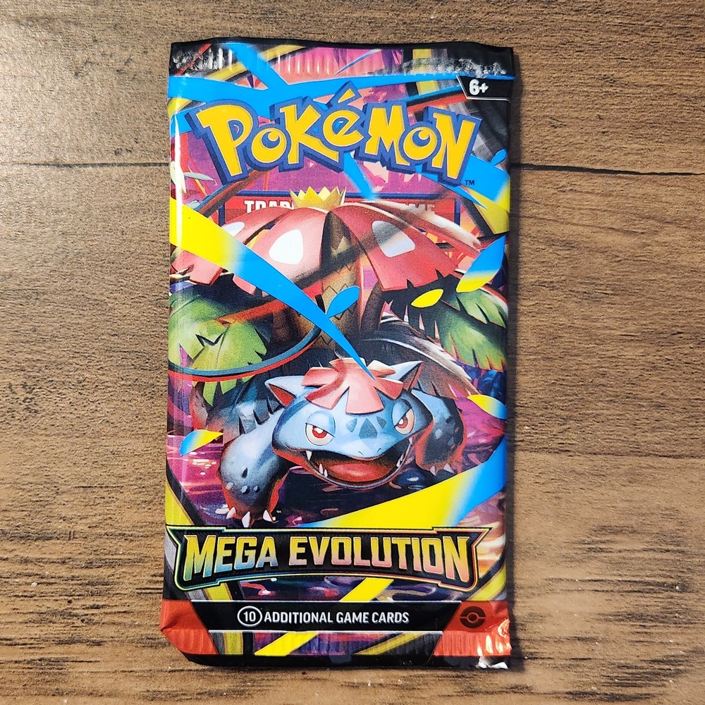 Pokemon Mega Evolution Phantasmal Flames A Heroes Booster Pack Art Empty Display