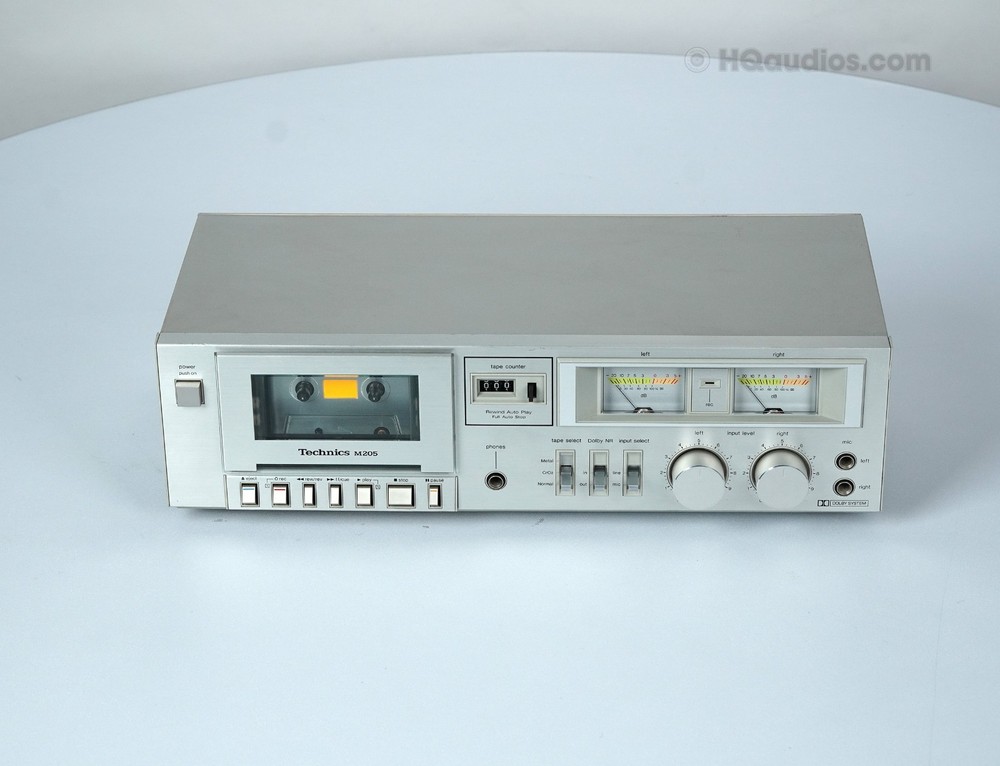 Technics M205 Stereo Cassette Deck – Fully Serviced & Restored – 1-Year WRT