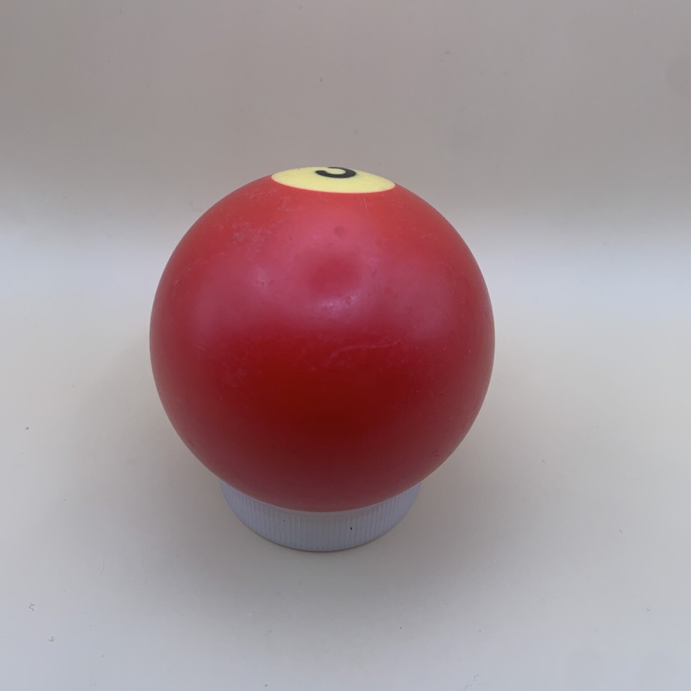 Vintage Replacement Pool Ball Billiards Red Solid #3 Ball 2 1/4" Diameter