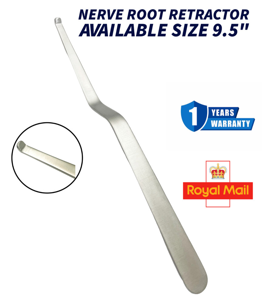 REUSABLE Nerve Root Retractor 9.5" 4 MM Blade Orthopaedic Instruments