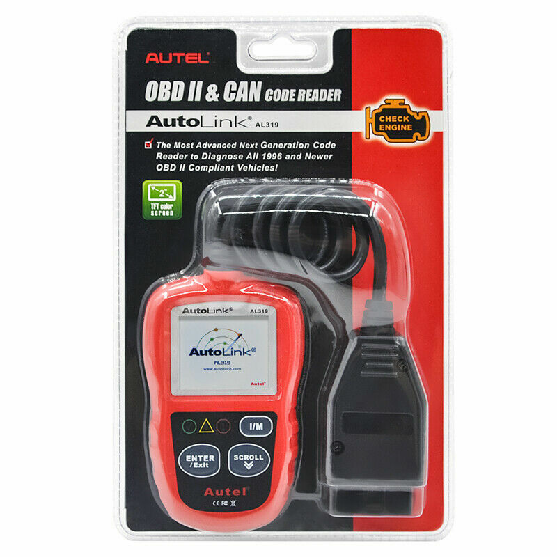 Autel Autolink AL319 OBD2 CAN OBDII Auto Car Code Reader Diagnostic Scanner Tool