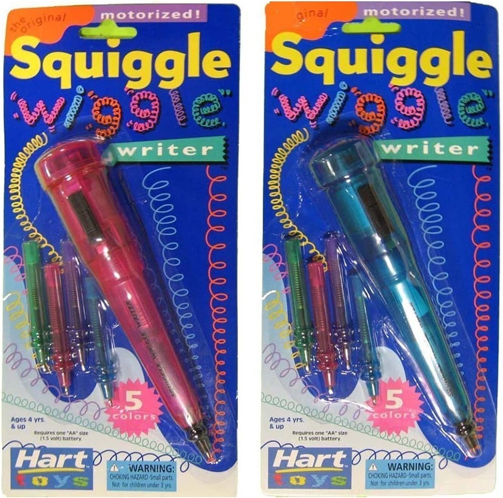 Squiggle Wiggle Writer - The Original Vibrating Motorized Pen - 2 Pack
