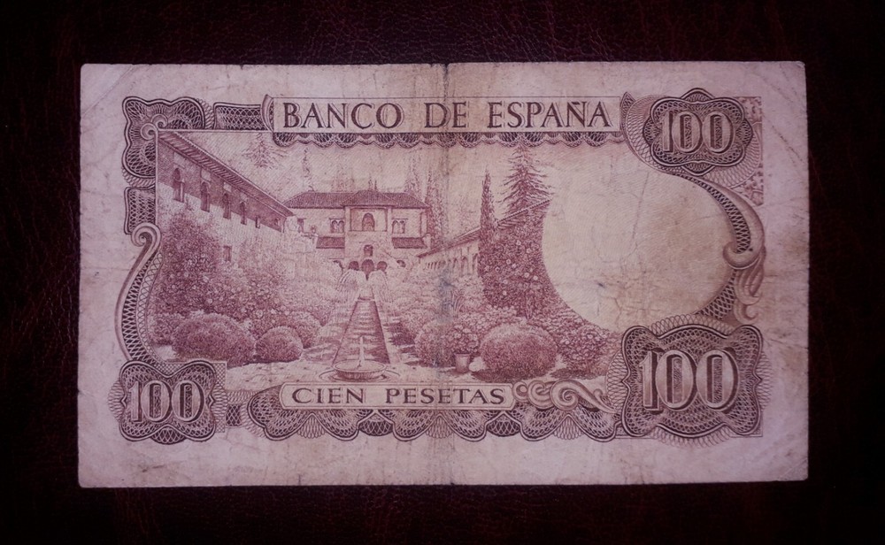 Spain 100 pesetas banknote,1970year(normal condition)