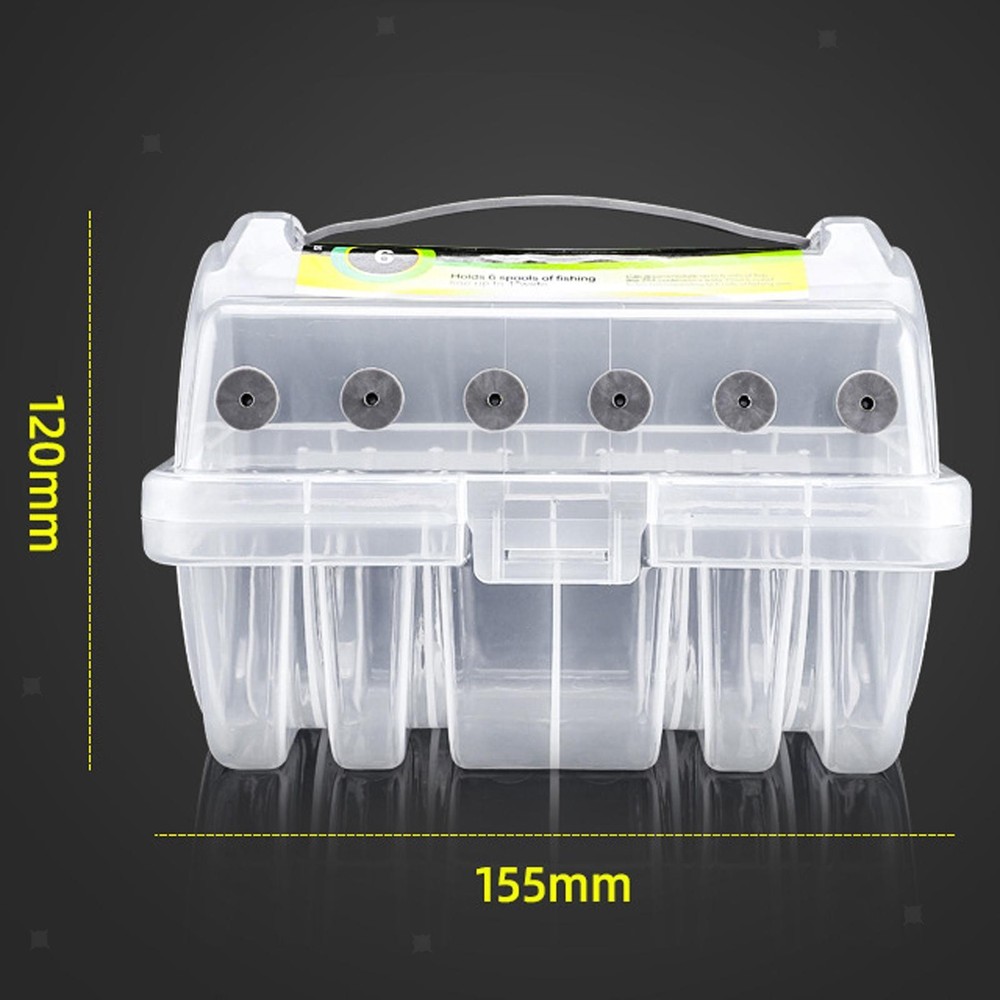 Fishing Line Organizer Line Spool Box Visibility