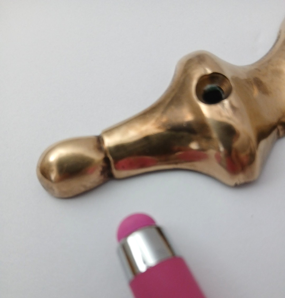 Vintage Solid Heavy Brass 7” Door Knocker Classic Simple Design