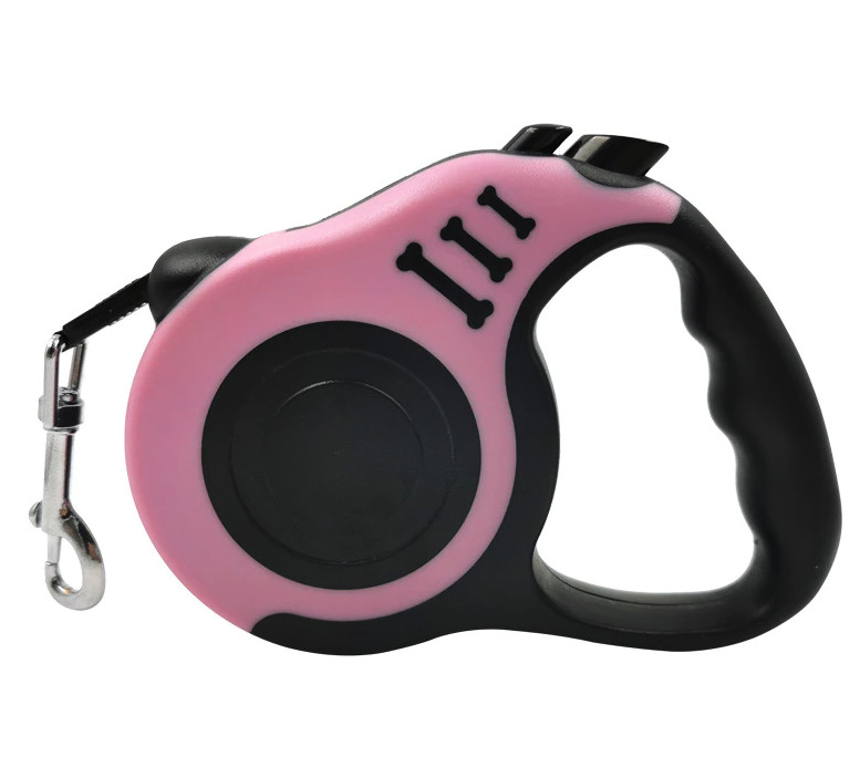 16.5FT Automatic Retractable Dog Leash Pet Collar Automatic Walking Lead