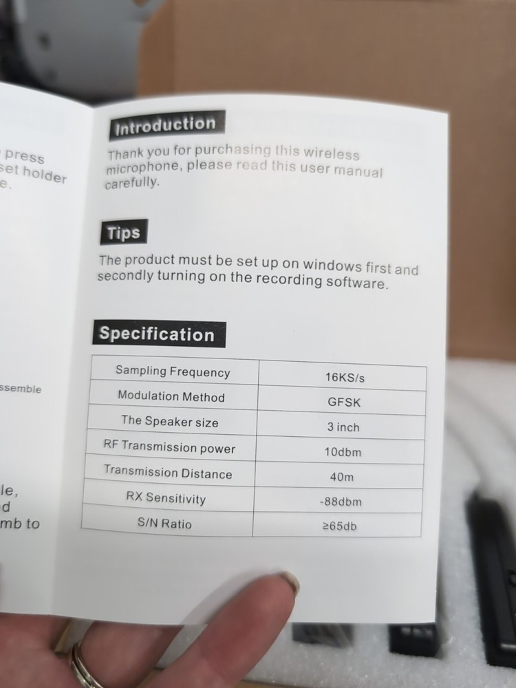 Xiaokoa UHF Wireless Microphone