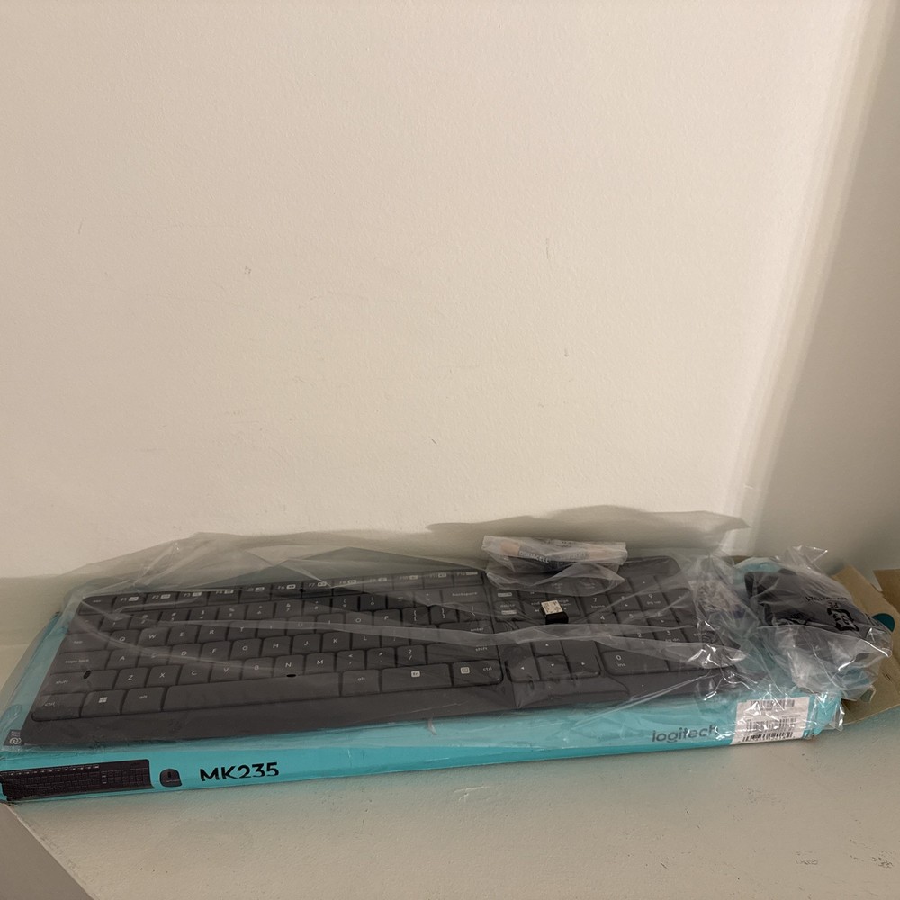 Logitech MK235 Wireless Keyboard and Mouse Combo for PC