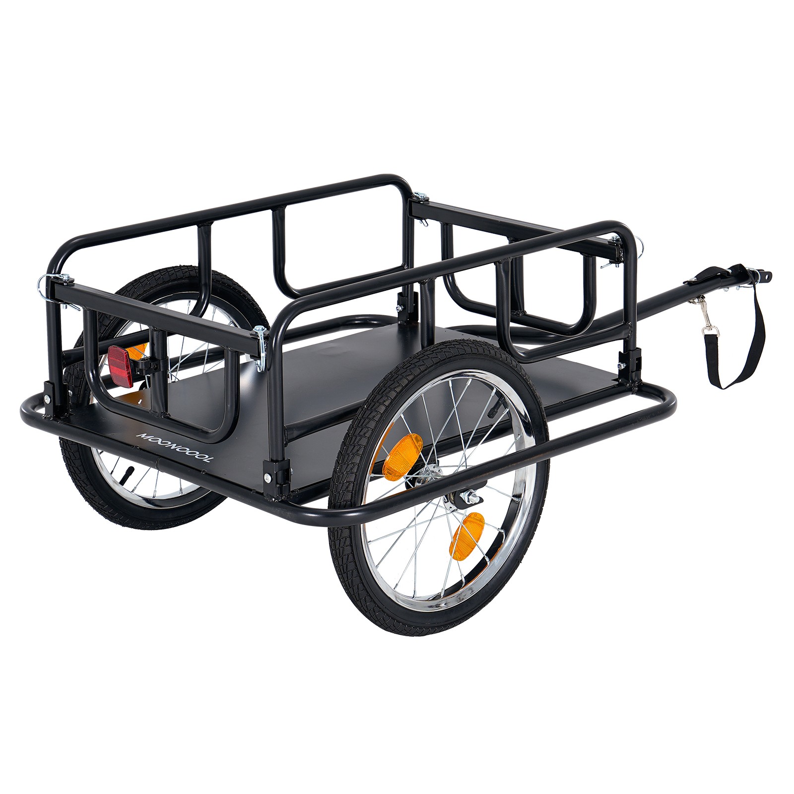 MOONCOOL Bike Cargo Trailer Bicycle Carrier Storage Cart 176 lbs Load Capacity
