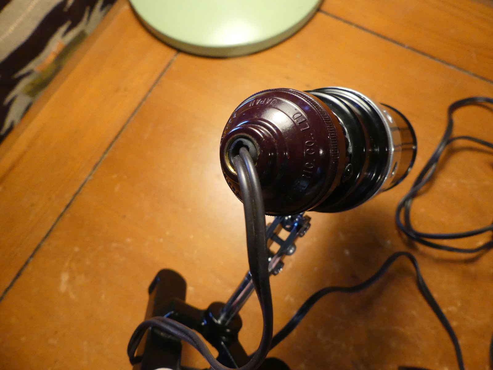 Vintage Sans & Streiffe Microscope Illuminator Light – Japan Bakelite Lamp Stand