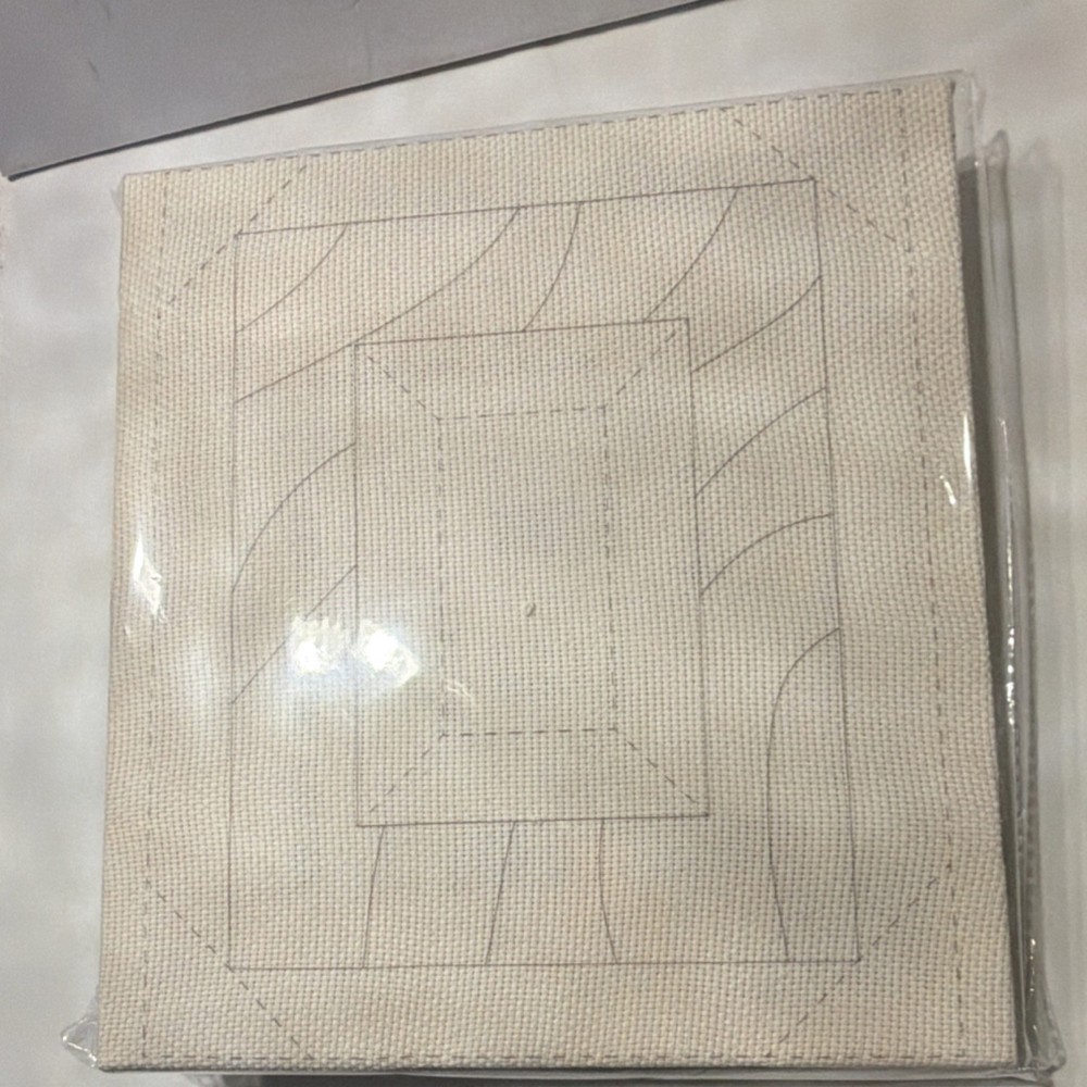 Punch Needle Kit with Needle, Thread, Canvas, Fabric, Frame - Hobbies & Crafts