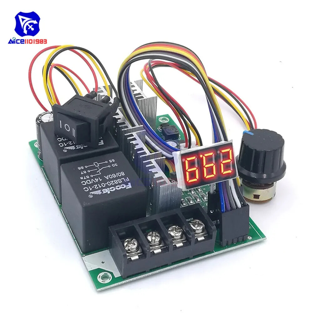 PWM DC Motor Speed Controller DC 10 -50V Digital 0 -100% Adjustable Drive Module