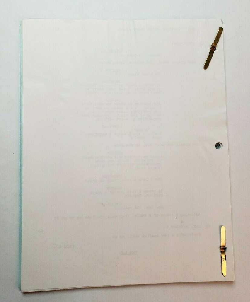 BABYLON 5 / J. Michael Straczynski 1995 TV Script "Confessions and Lamentations"