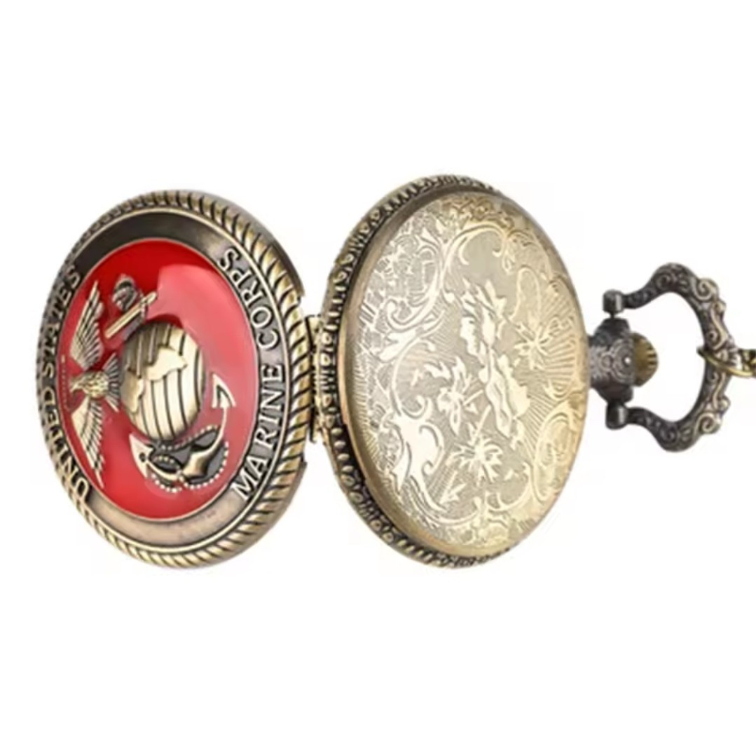 Pocket Watch US Marine Corps Quartz Watch W3