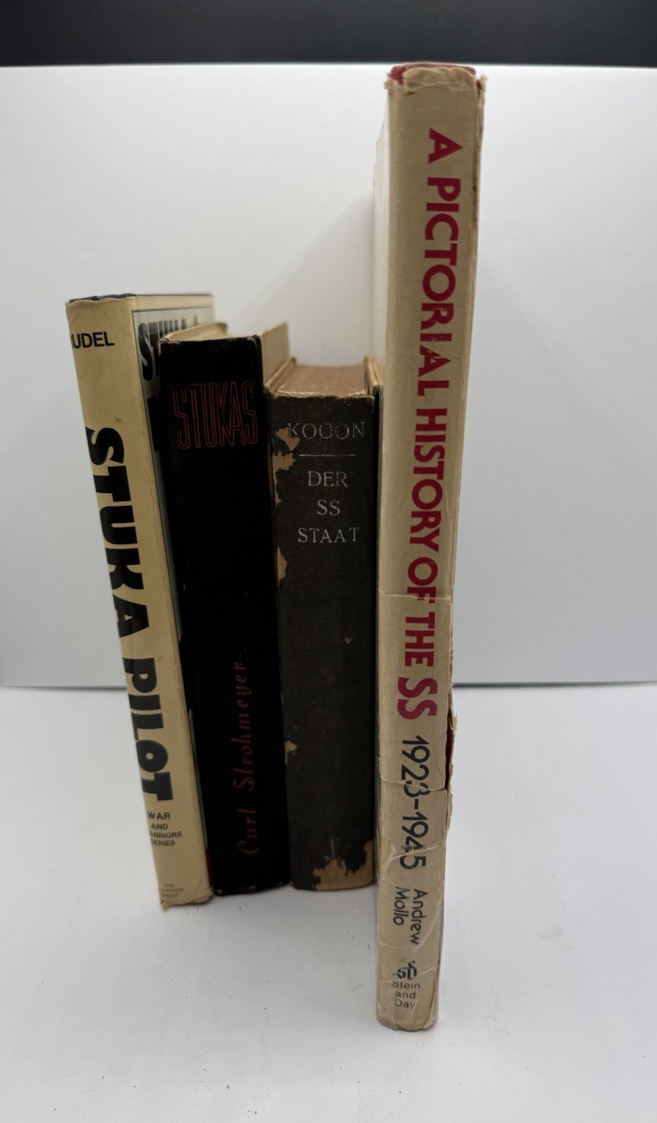 4x WWII German Elite Troops & Stuka Pilot Books