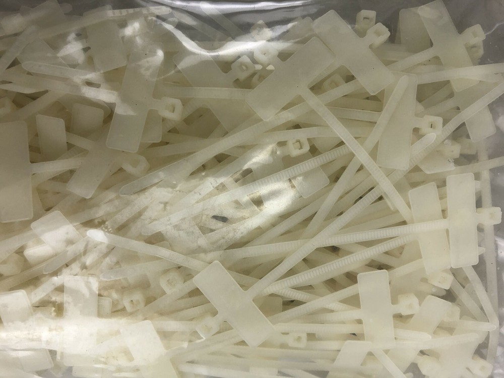 HellermannTyton RT18R9L4 -- White-- Bag of 200