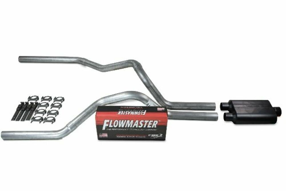 Chevy GMC 1500 Truck 19-25 2.5" Dual Truck Exhaust Kits Flowmaster Super 44