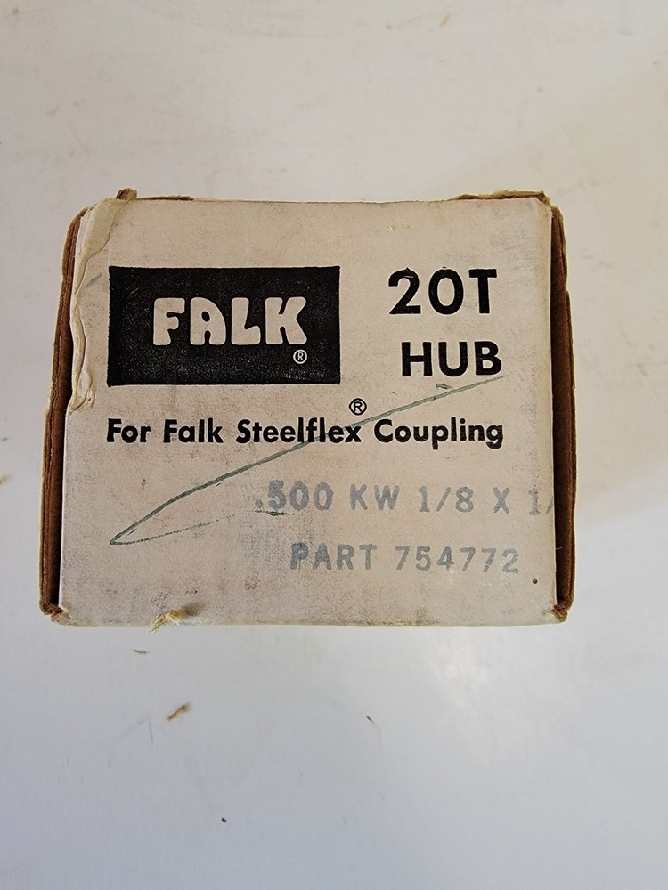 FALK STEELFLEX COUPLING 20T. 1/2" BORE. 754772.