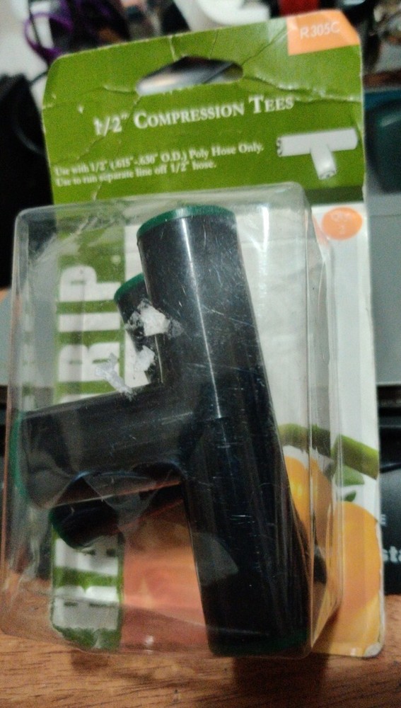 Rain Drip 1/2" Compression Tee R305C