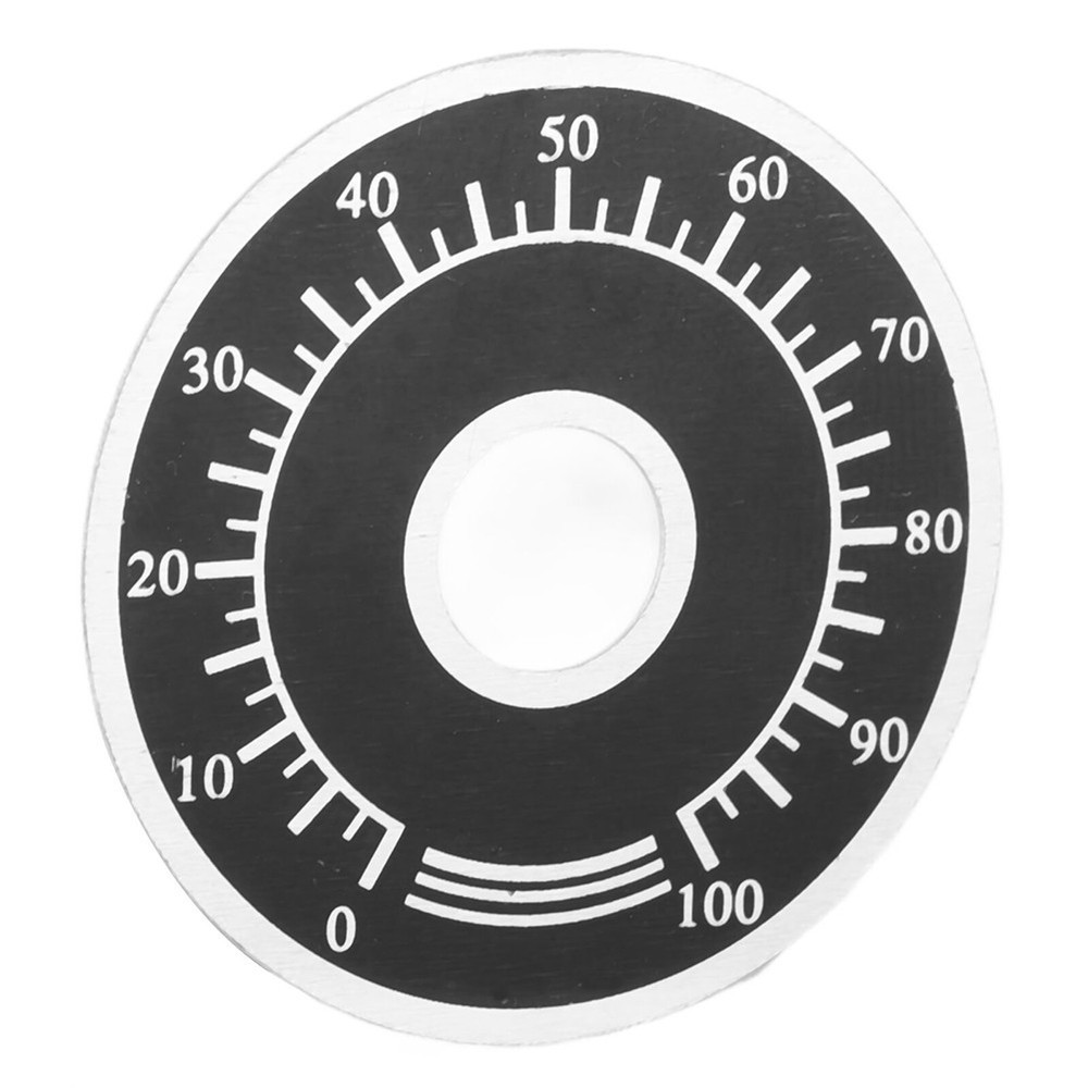 10pcs Potentiometer Knob Replacement Dial Plate for Variable Transformer