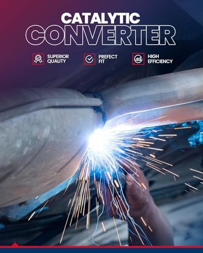 Catalytic Converter Fits for High Flow Performance Compatible With 2“ 2"