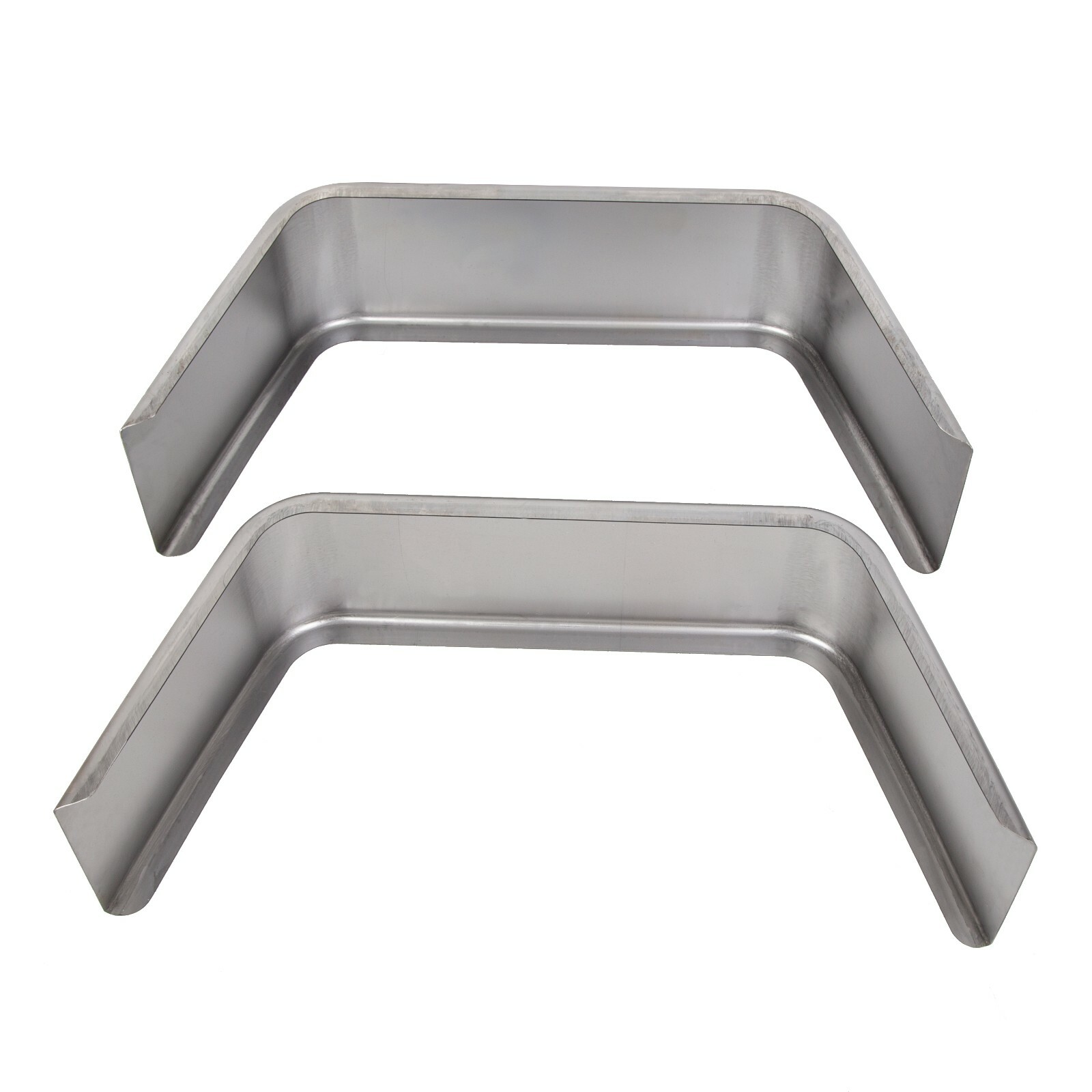 Set of 2 Square Steel Cargo Trailer Fenders Pair 14"-16" wheels