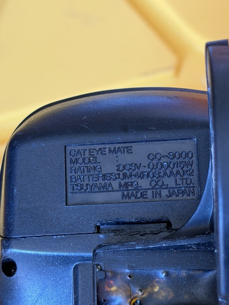 Cateye Mate CC-3000 Digital Cyclocomputer Speedometer Vintage