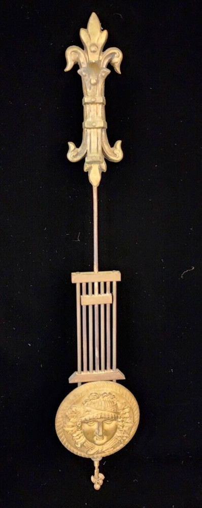 Vintage Brass Clock Pendulum 18"