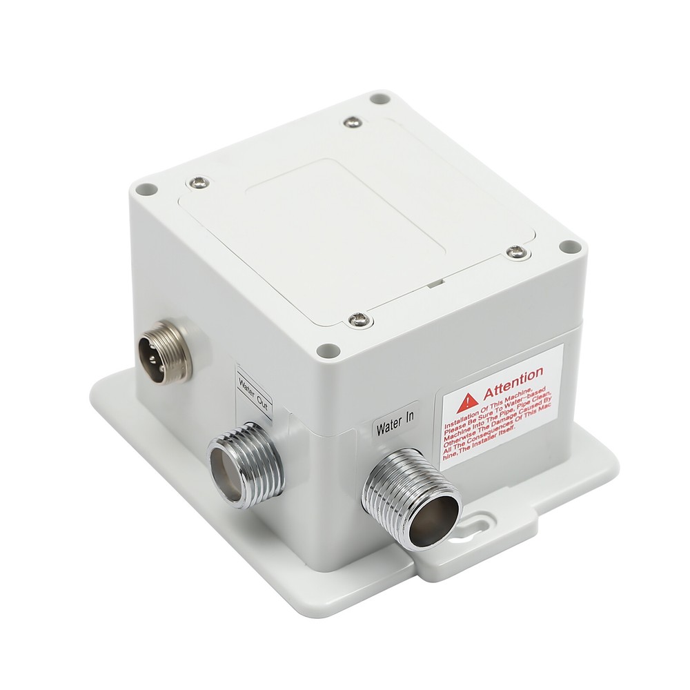 Modern Kitchen Automatic Sensor Faucet Black With Temperature-regulating Valve