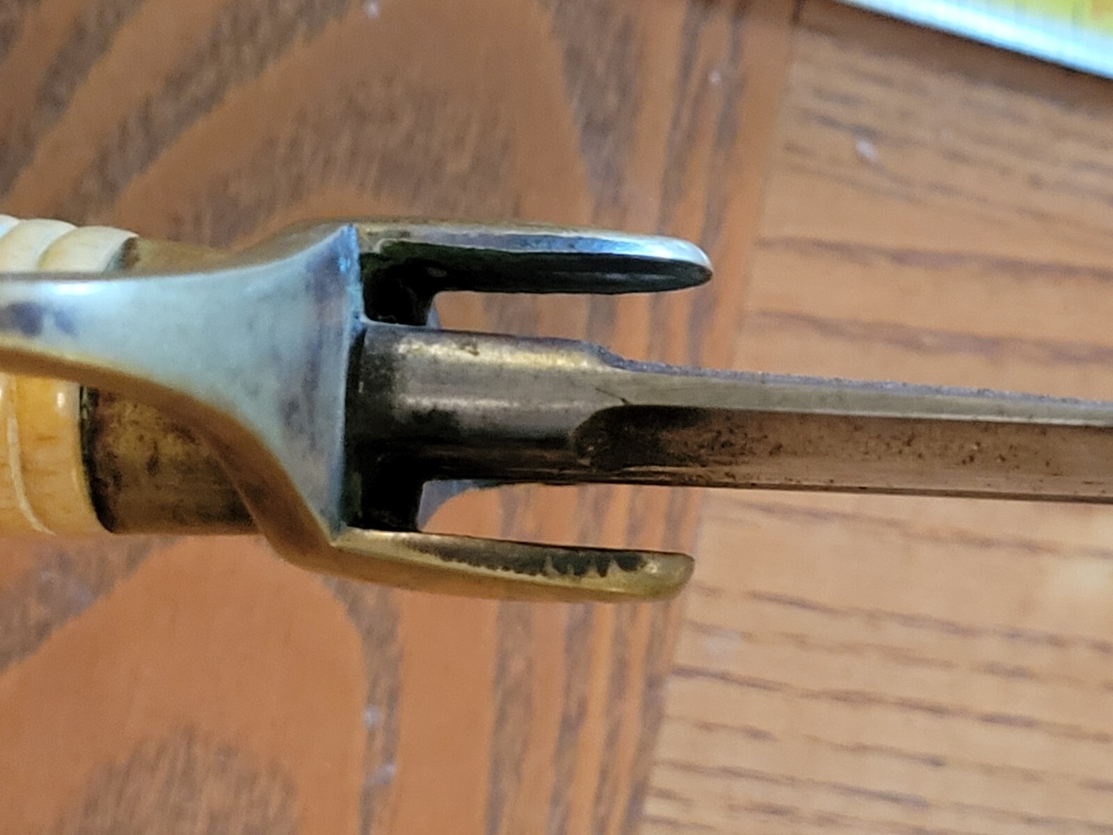 Antique Lion's Head Dagger Knife with Original Sheath, Circa 1840