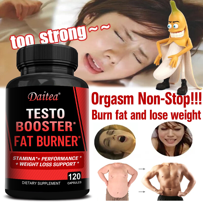 Testo Booster Fat Burner - Increases Energy And Endurance, Improves Metabolism